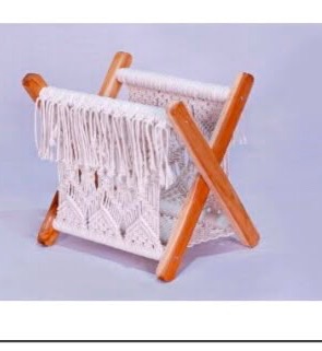 Macramé rack